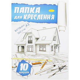 Папка для креслення А3, 10 аркушів [tsi188696-TSI]