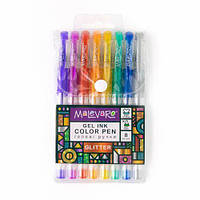 Набір різнокольорових ручок "Glitter", 8 кольорів [tsi188932-TSI]