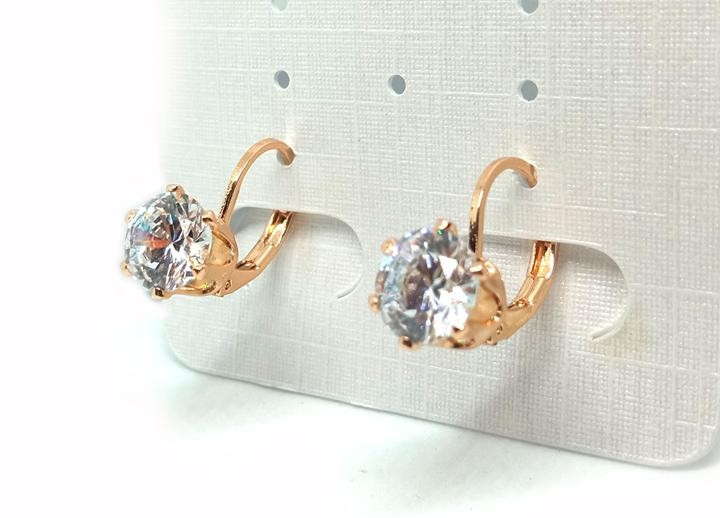 Сережки з камінчиком жіночі XuPing, фото 1