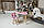 Дитячий столик хмаринка і стільчик метелик рожевий з білим сидінням. Столик для ігор, занять, їжі, фото 9