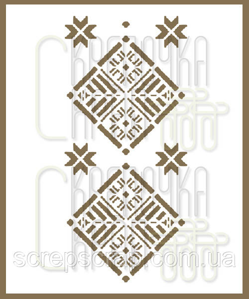 Трафарет вишивка 20х15см