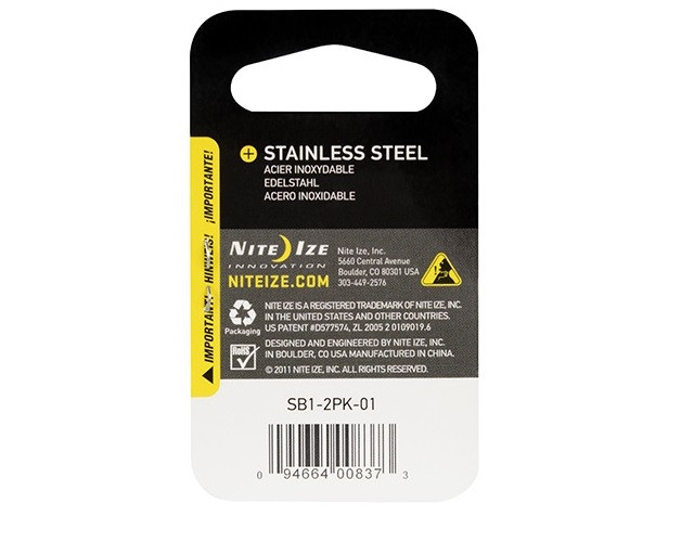 Цена NITE IZE SB1-2PK-01