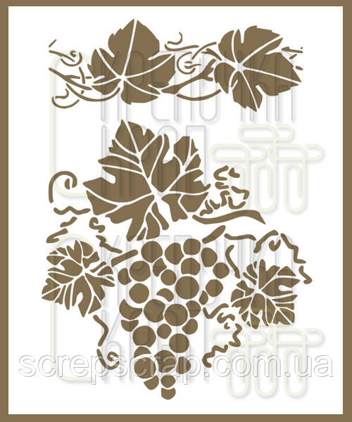 Трафарет візерунок 20х15см