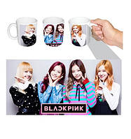 Чашка белая k-pop Блэкпинк Blackpink (z0010)