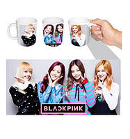 Чашка біла k-pop Блекпінк Blackpink (z0010)
