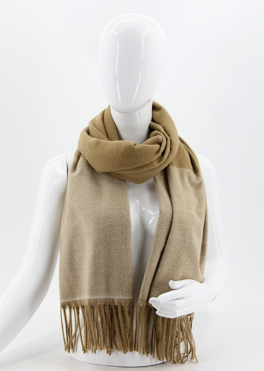 Шарф жіночий M&JJ САНТЬЯГО Пісочний 190х65 см (8507), фото 1