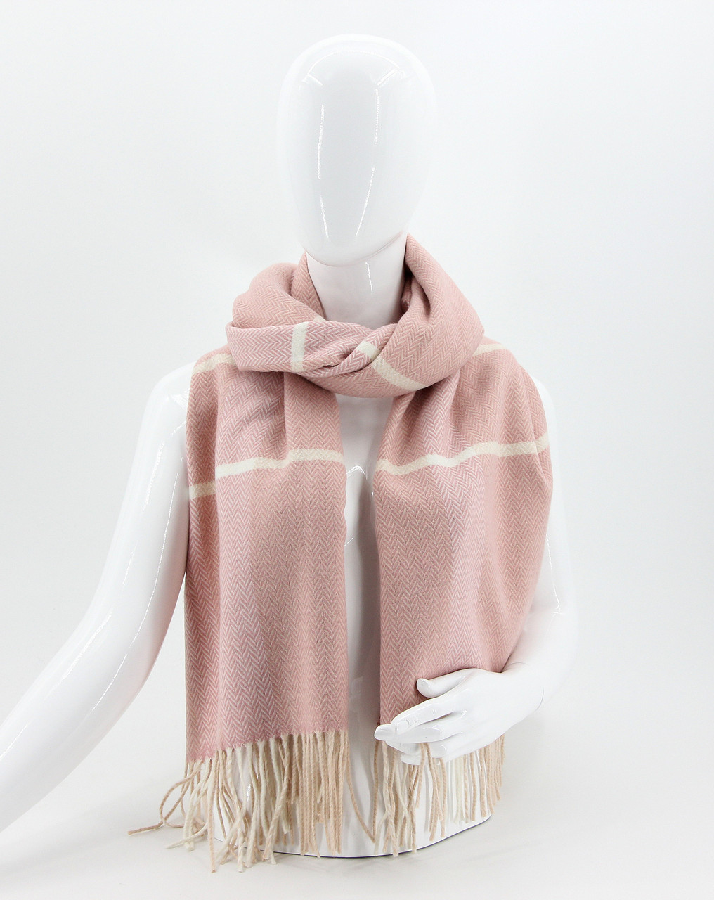 ШАРФ жіночий M&JJ БОСТОН Рожевий 180х70 см (8550), фото 1