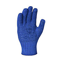 Перчатки рабочие Doloni 646 с ПВХ покрытием синие