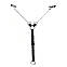 Затискачі для сосків з фіксацією на мошонці Nipple Clamps for Men, Еко шкіра, фото 3