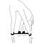 Набір для фіксації Art of Sex - BDSM Straight Line Fixation Simple, фото 3