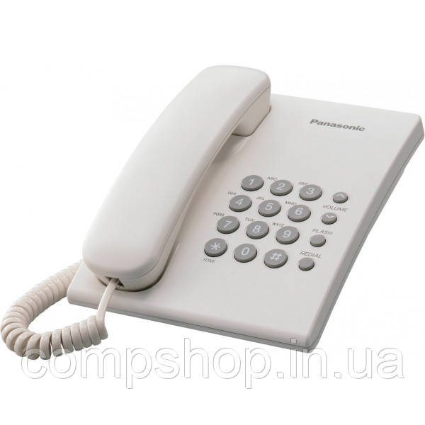 Телефон Panasonic KX-TS2350UAW (білий)   (код 8197)