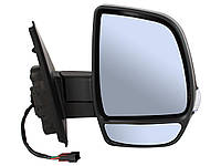Fiat Doblo 2010- наружное зеркало с двойным электрическим обогревом черное с датчиком правое, арт. DA-20777
