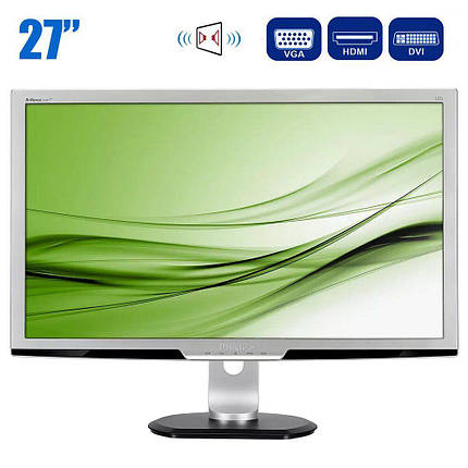 Монітор Philips 273P3L/27" (1920x1080) TN/VGA, DVI, HDMI, Audio/ вбудовані колонки 2x 2W, фото 2