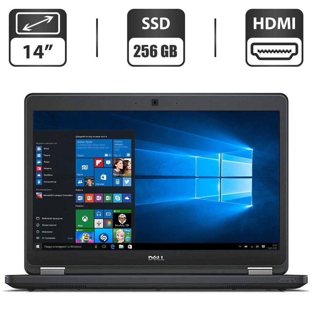 Ноутбук Б-клас Dell Latitude E5450/ 14" (1600x900)/ Core i5-5300U/ 8 GB RAM/ 256 GB SSD/ HD 5500
