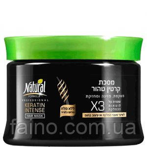 Кератинова маска для волосся Natural Formula Ізраїлом