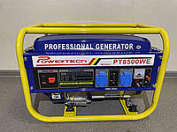 Генератор бензиновий powertech pt8500 1 ФАЗА, 3,5 кВт