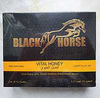 Вега мед Black horse Vital Honey Малайзия 24 саше по 10г