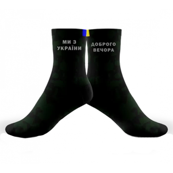 Шкарпетки "Доброго вечора - Ми з України!" 41-44р, фото 1