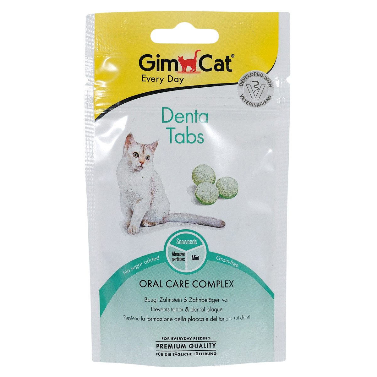 Дентал ДжимКет GimCat Every Day Dental вітаміни догляд за зубами для котів, 40 г