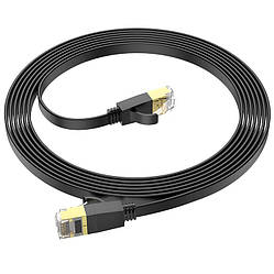 Мережевий кабель для інтернету HOCO US07 General |3м/RJ45/cat-6| Чорний