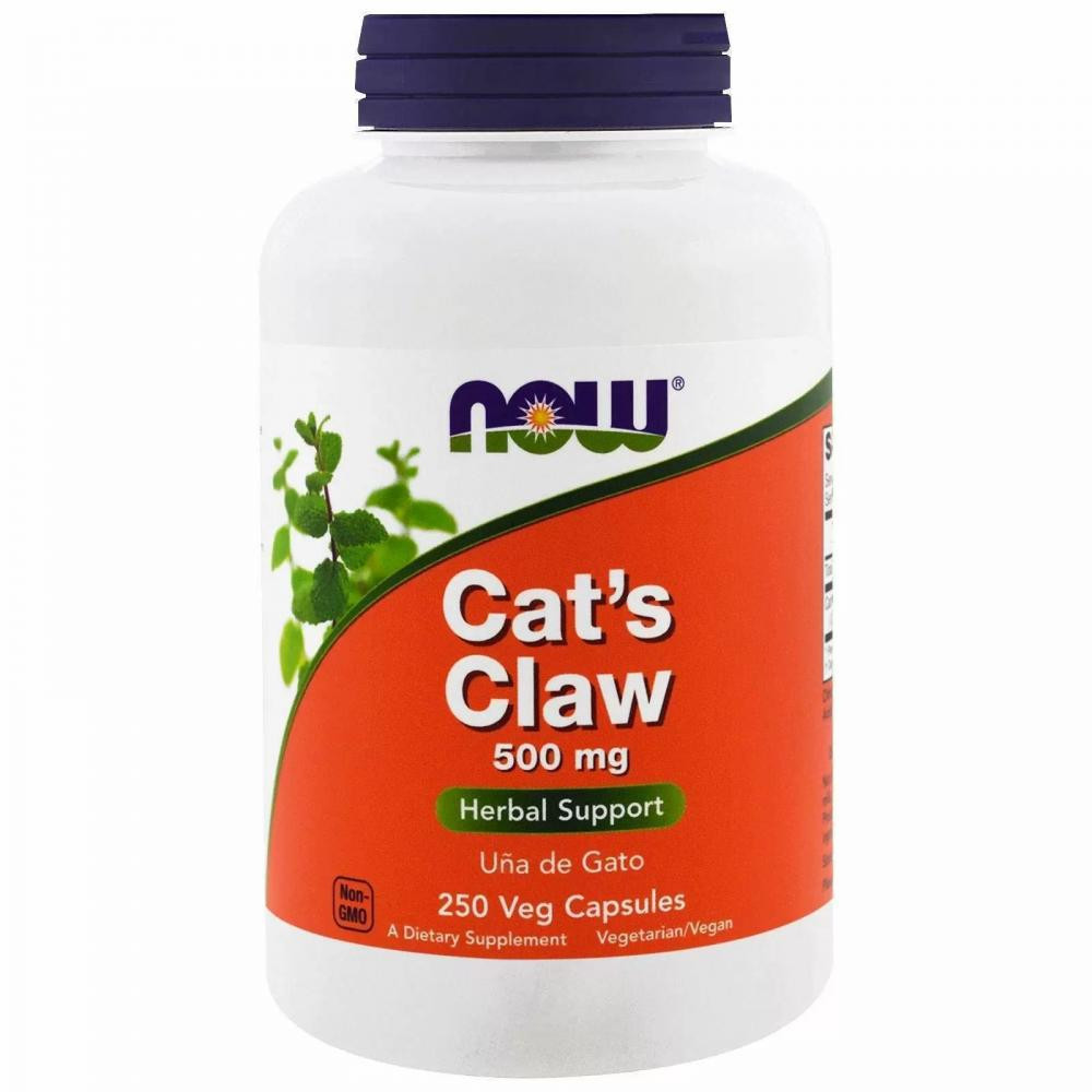 Cat's Claw 500 mg NOW, 250 капсул (ID1727046791), цена 795 ₴, купить