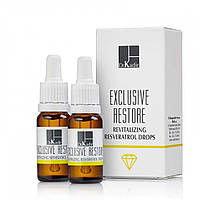 Краплі Ресвератрол Відновлювальні Exclusive restore revitalizing resveratrol drops Dr.Kadir 2*10мл