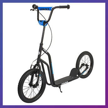 Самокат міський двоколісний для дорослих і дітей від 8 років SR 2-044-B чорний