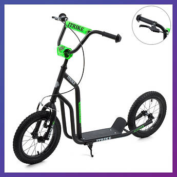 Самокат міський двоколісний для дорослих і дітей від 8 років SR 2-044-1-B чорний