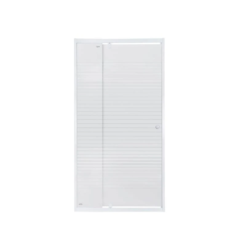 Душові двері в нішу розпашні Qtap Pisces WHI208-9.CP5 79-92х185 см, скло 5 мм