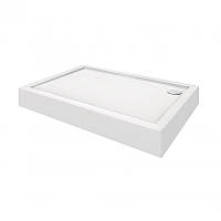 Душовий піддон акриловий прямокутний Qtap Tern 3012812 120x80x12 см з сифоном