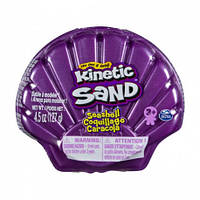 Кинетический песок "Ракушка" Kinetic Sand (фиолетовый, 127 г)