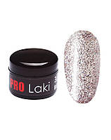 Гель-лак з блискітками Рідка слюда PRO-Laki (Рожеве срібло #2) 6ml