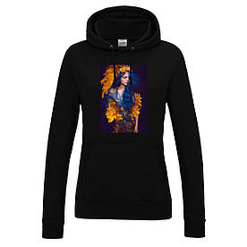 Худі з патріотичним принтом Ukraine толстовка кенгуру на флісі осінь-зима PREMIUM