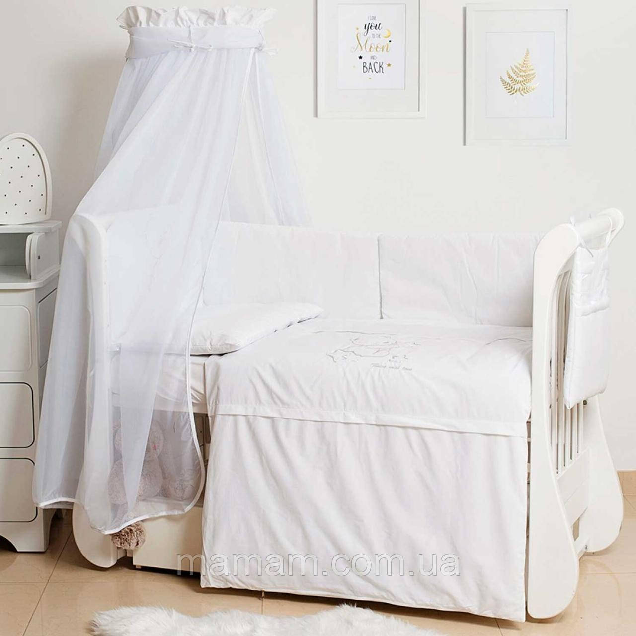 Дитяча постіль Twins Dolce Loving Bear 8 од. White, фото 1