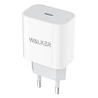 Мережевий зарядний пристрій (адаптер) WALKER WH-39 PD/3.0A/20W white