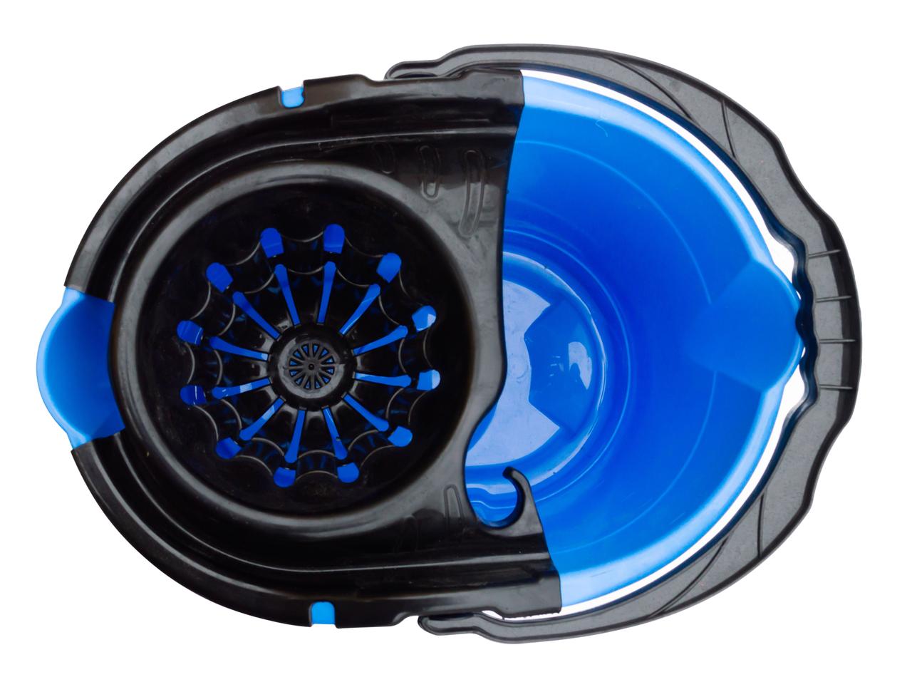 Ведро 14л для уборки овальное голубое с отжимом (ПолимерАгро) - фото 2 - id-p1727097188
