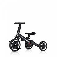 Велосипед триколісний Colibro TREMIX 6 в 1 CT-43-03 Magnetic чорний з батьківською ручкою, фото 6
