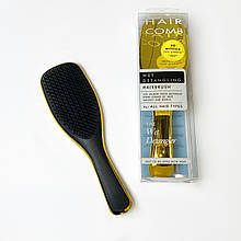 Гребінець для волосся Hair Comb, чорний/золотистий