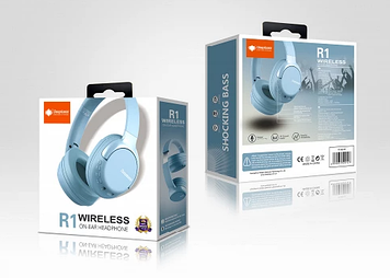 Навушники Bluetooth DEEPBASS R1 Сині