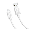 Кабель для заряджання телефону MicroUSB Android HOCO X73 |100см/2.4A| Білий, фото 2