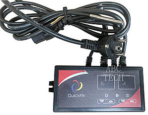 Блок керування твердопаливним котлом QuickAir Автоматика терморегулятора твердопаливного котла