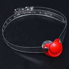 Pacifier Shape Gag Red | Knopka