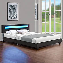 Ліжко двоспальне Pari 180х200 см. з LED-підсвіткою