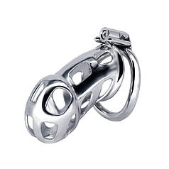 Newly designed stainless steel Cobra chastity device ZC216 | Knopka