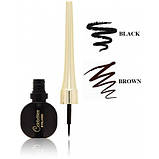 Підводка для очей водостійка Eveline Cosmetics «Celebrities Eyeliner» чорна 3 мл, фото 6