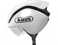 Шлем велосипедный ABUS GAMECHANGER Tri Shiny White