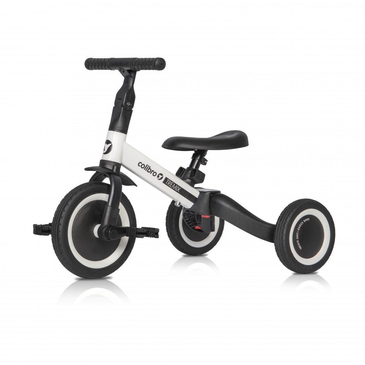 Дитячий велосипед триколісний Colibro TREMIX 4 в 1 CT-42-02 Blank білий