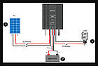 MPPT контролер 20A для зарядки АКБ від сонячної панелі (Epever Tracer-5210BP) 260/520Вт, фото 3