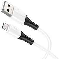 Кабель для зарядки телефона MicroUSB Android HOCO X82 |100см/2.4A| Белый