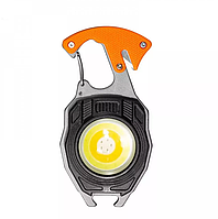 Аккумуляторный mini LED фонарик W5147 - 500 Lm, 500 mAh (7 режимов, зажигалка, отвертки, карабин, нож, магнит)